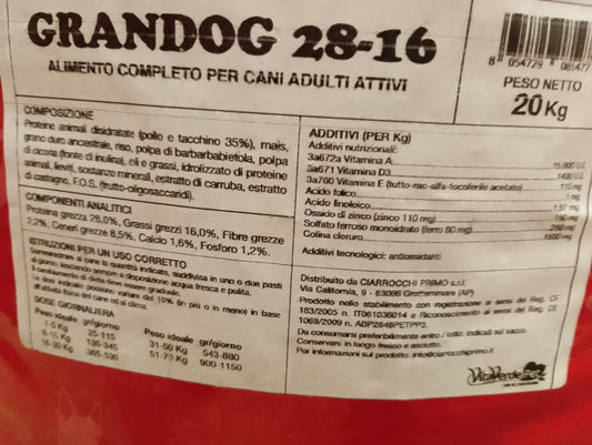 GranDog 28-16 Mantenimento 20kg