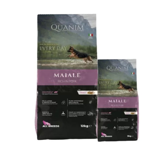 Quanim Cane Adulto Maiale 12kg