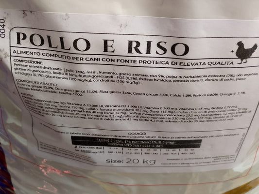 Original Crock Dog Food Pollo e Riso 20kg