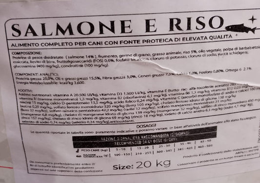 Original Crock Dog Food Salmone e Riso 20kg