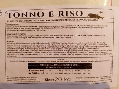 Original Crock Dog Food Tonno e Riso 20kg